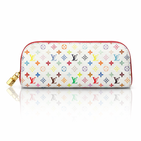 Louis Vuitton Monogram Multicolor Zippy Wallet in White