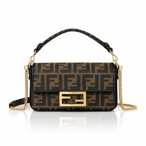 Baguette Bag – FF Zucca Monogram Canvas