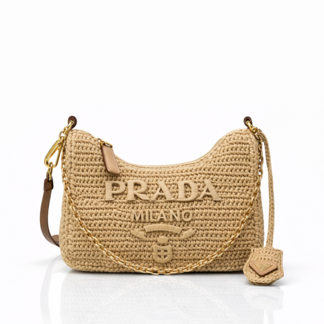 PRADA Re-Edition Crochet Mini Bag