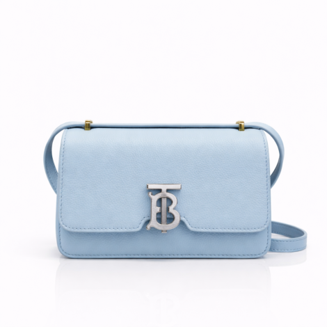 BURBERRY Small Leather TB Crossbody Bag