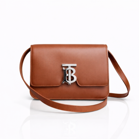 BURBERRY Small Leather TB Crossbody Bag